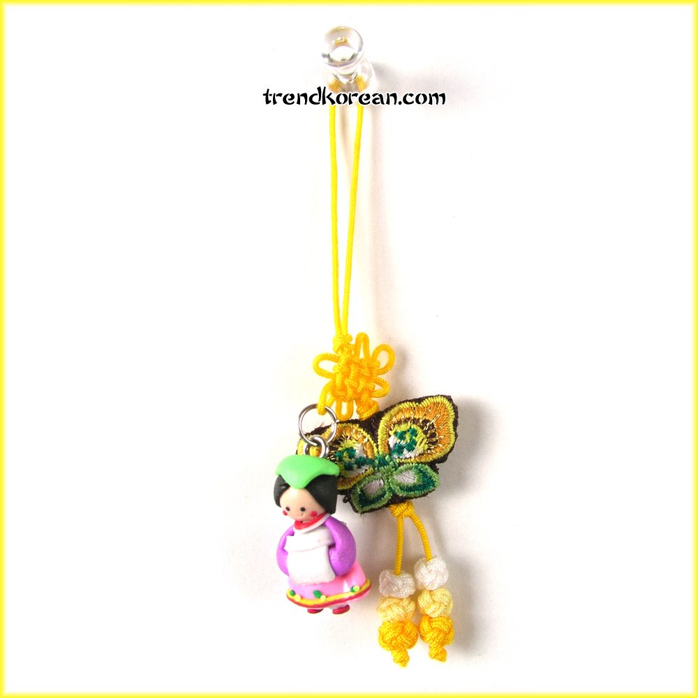 Ensembled Korean Doll Mobile Strap 05